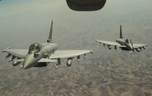 Britain says it and France bombed suspected Islamic State arms dump in Syria